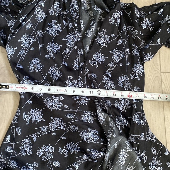 Cinq à Sept Women's Halette Dress Floral Black and White Midi Dress, Size 2 - Picture 8 of 16